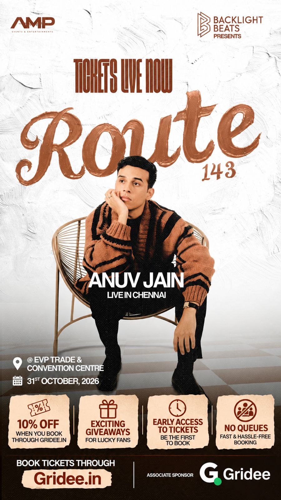 Route 143: Anuv Jain live in Chennai